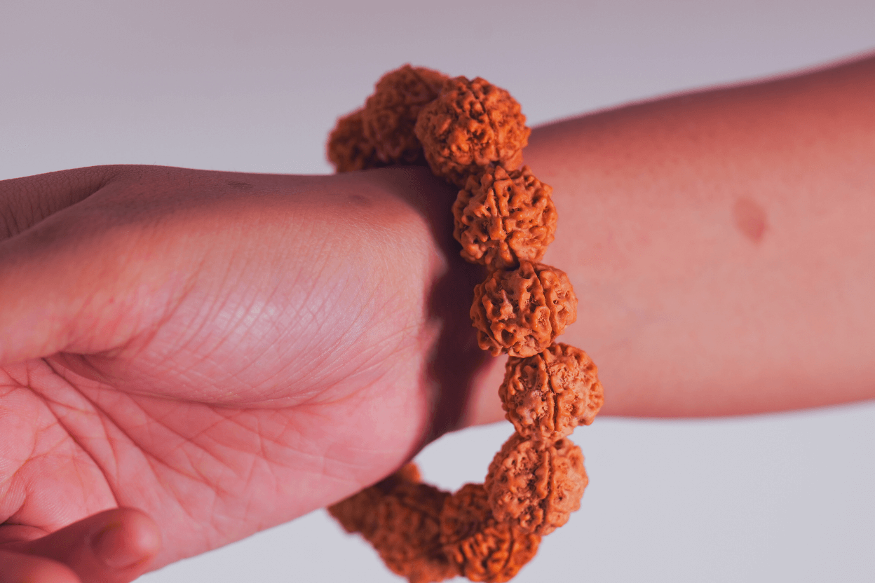 5 Mukhi Nepali Rudraksha Bracelet