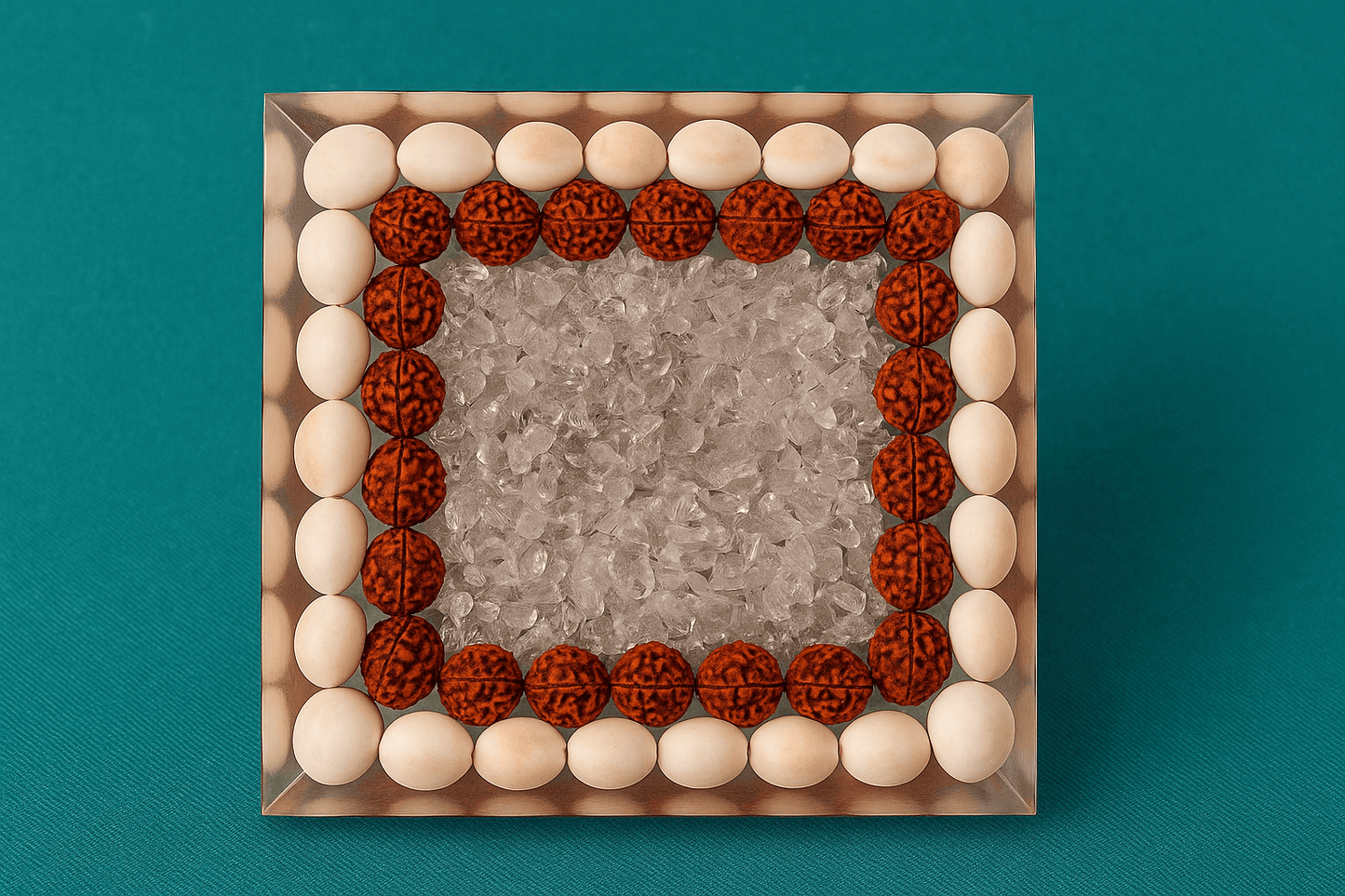Orgonite pyramid for removing negative energy and attracting abundance