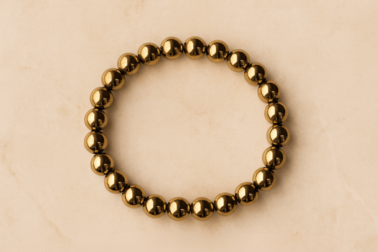 Golden Hematite Bracelet