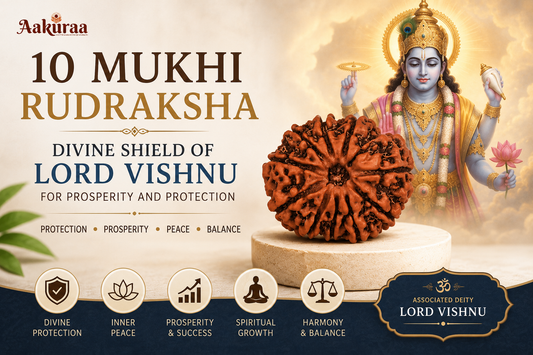 10 Mukhi Rudraksha Divine Shield of Lord Vishnu 