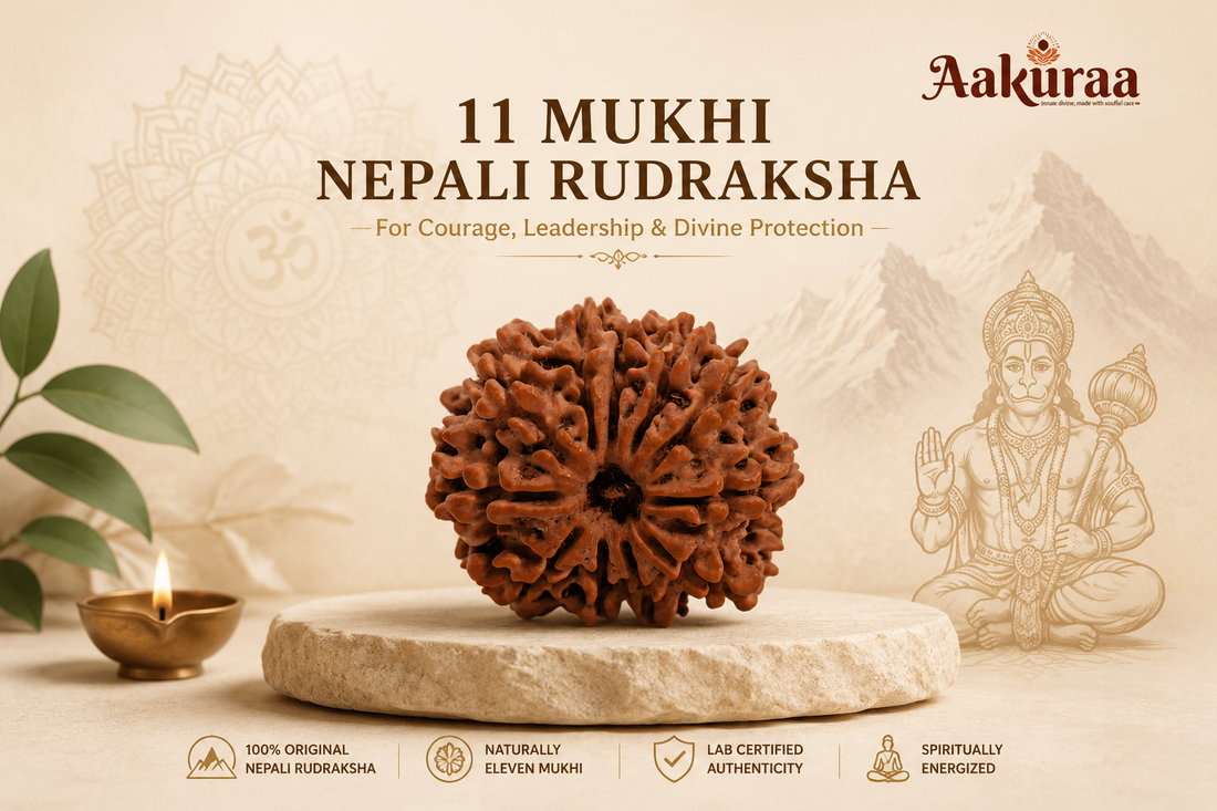11 Mukhi Nepali Rudraskah For Courage and Leadership