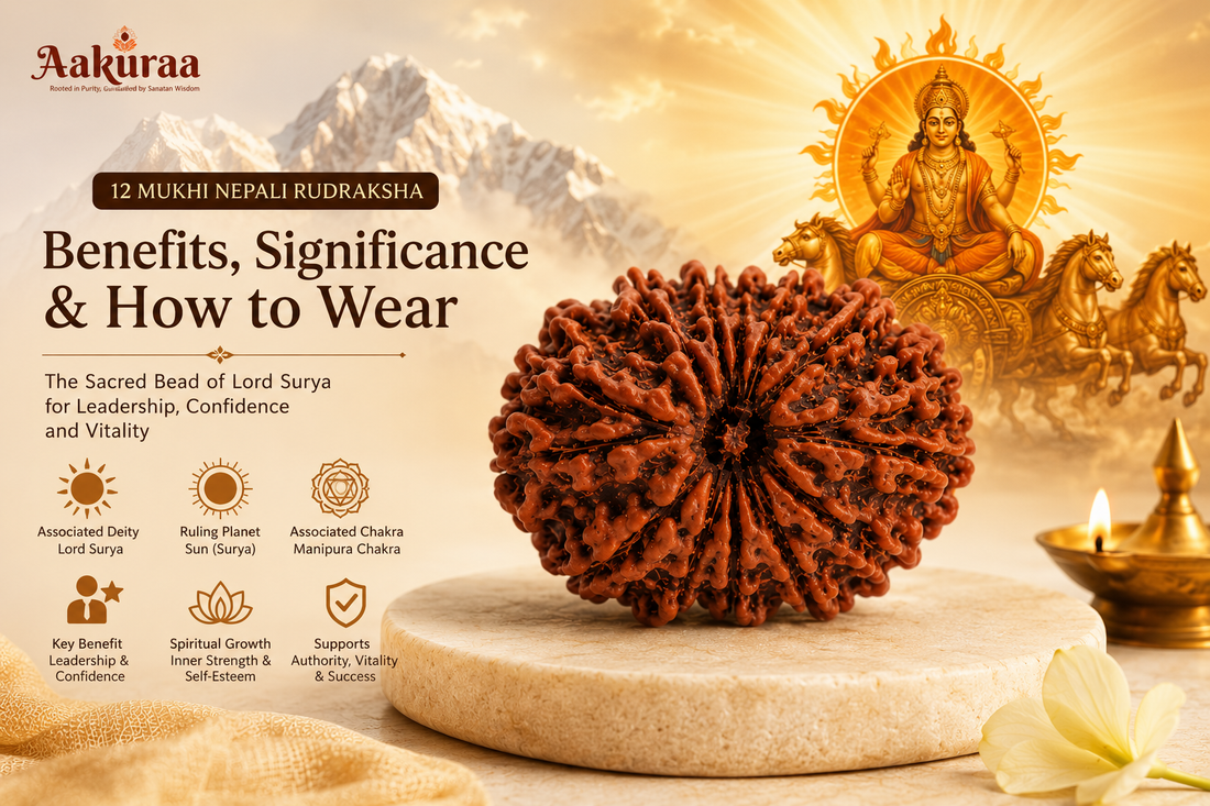12 Mukhi Rrudraksha The Divine Radiance Of Surya For Power and Prestige