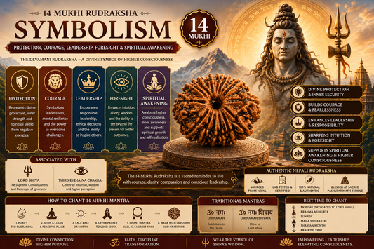 14 Mukhi Rudraksha Symbolism Explained