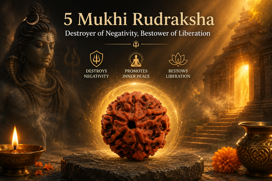 5 Mukhi Rudraksha - Destroyer of Negetivity 