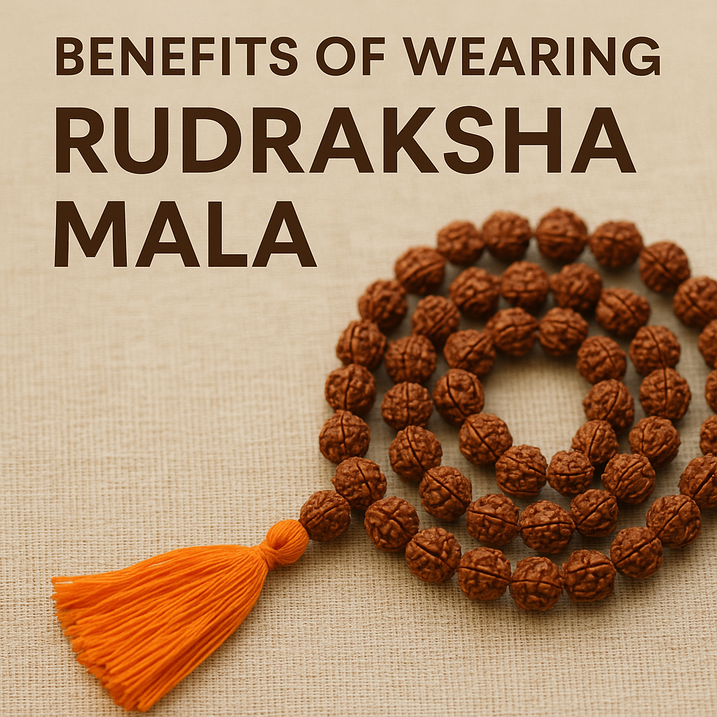 Benefits of Wearing Rudraksha Mala: Spiritual, Mental, and Scientific Insights