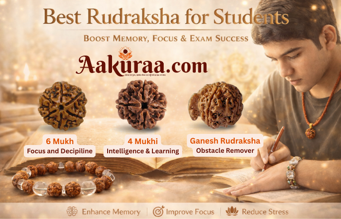 Which Mukhi Rudraksha is Best for Students? (Complete Guide for Focus, Memory & Exam Success)