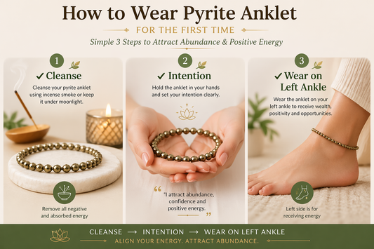 How to wear Pyrite Anklet (Payal)