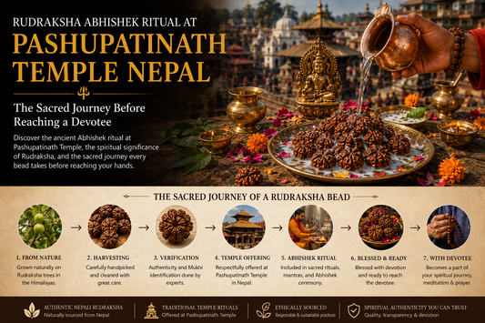 Rudraksha Abhishek Ritual at Pashupatinath Temple Nepal: The Sacred Journey Before Reaching a Devotee
