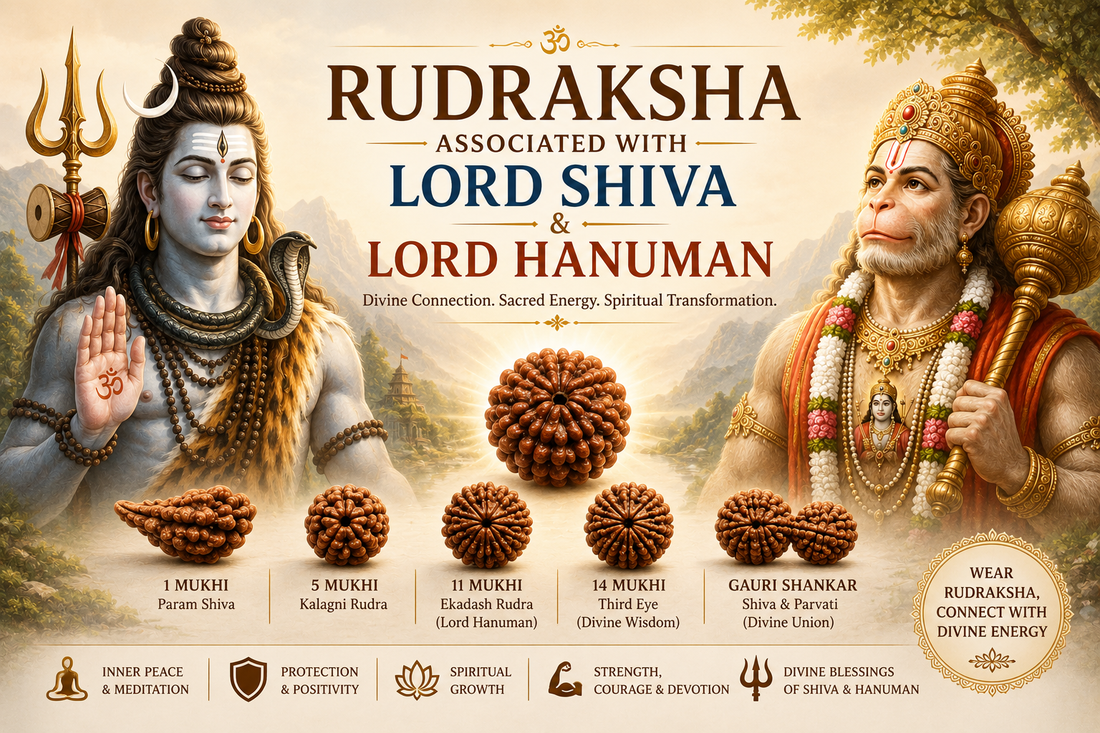 Rudraksha Associated with Lord Hanuman & Mahadev Shiva