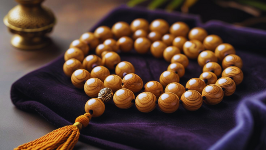 📿 Sandalwood Mala: The Scented Pathway to Stillness, Sadhana & Spiritual Strength