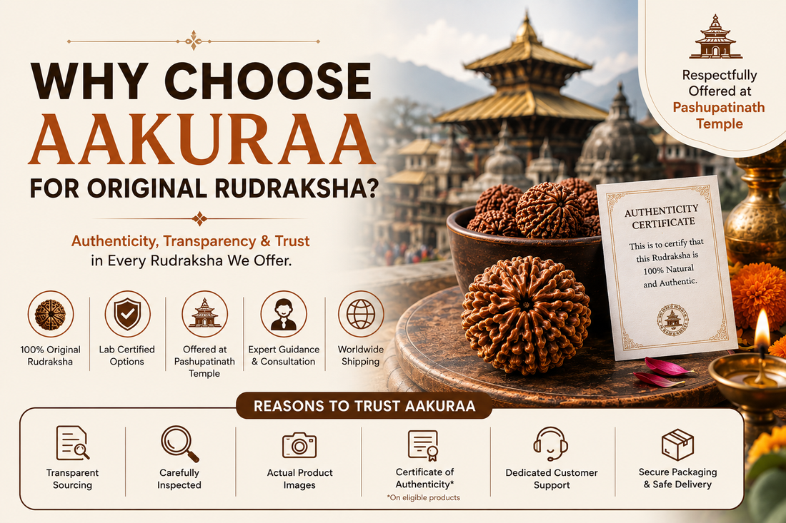 Why Choose Aakuraa for Original Rudraksha?