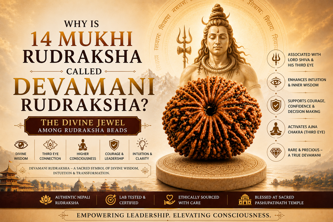 Why Is 14 Mukhi Rudraksha Called Devamani Rudraksha?