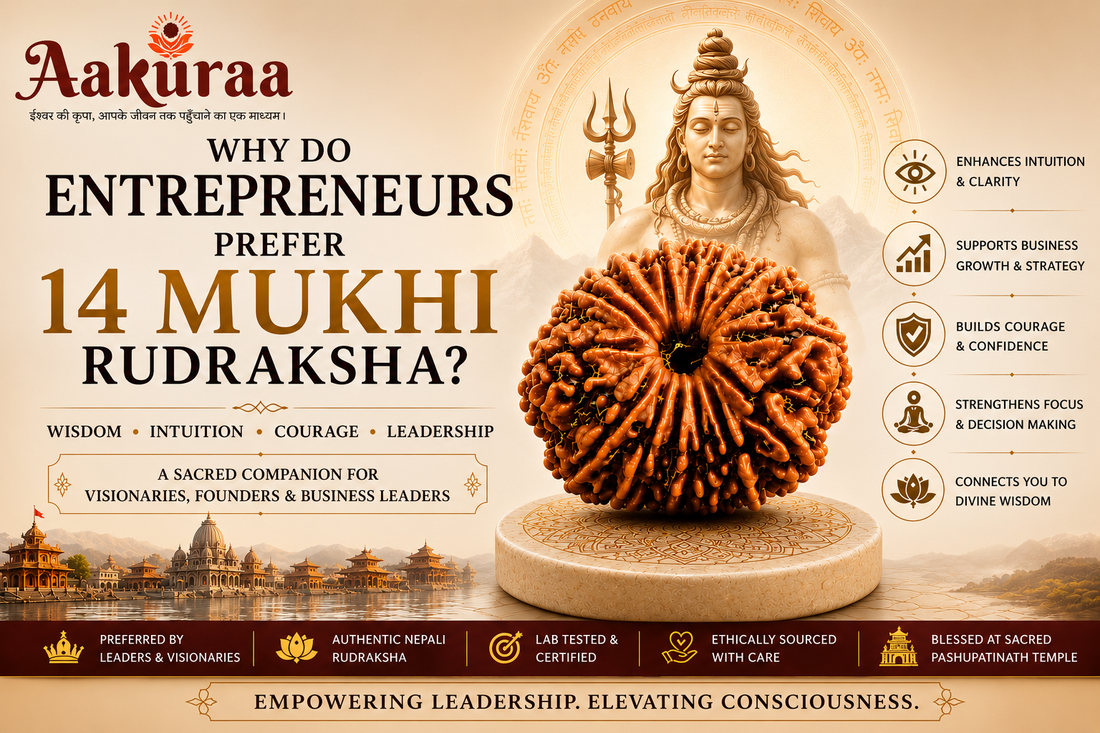 Why Do Entrepreneurs Prefer 14 Mukhi Rudraksha?