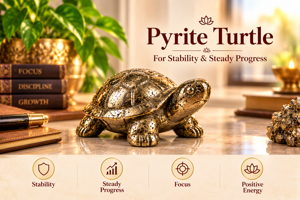 Buy Pyrite Turtle for Growth
