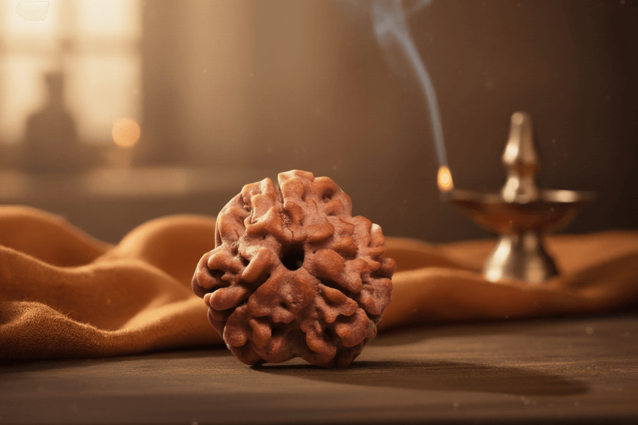 3 Mukhi Nepali Rudraksha