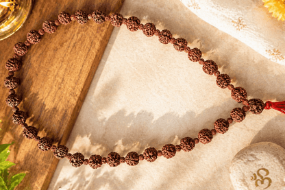 4 Mukhi Nepali Rudraksha Kantha Mala