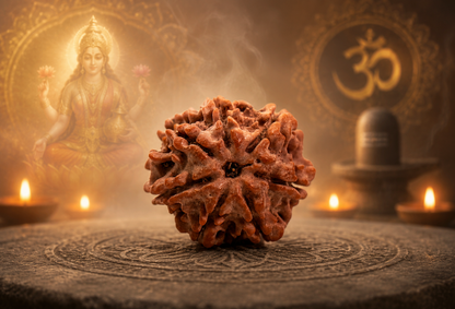 Original 7 Mukhi Nepali Rudraksha associated with Goddess Mahalakshmi