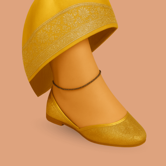 Pyrite Payal Anklet - How To Wear Style