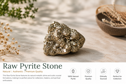 Buy Raw Pyrite Stone - Aakuraa