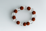 Rudraksha Crystal Bracelet