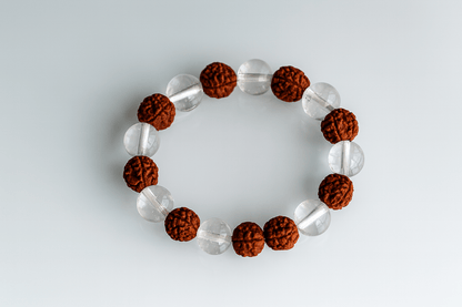 Rudraksha Crystal Bracelet