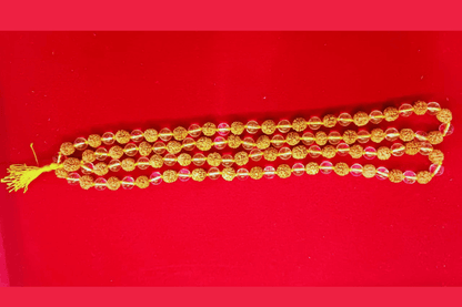 Rudraksha & Crystal Mala