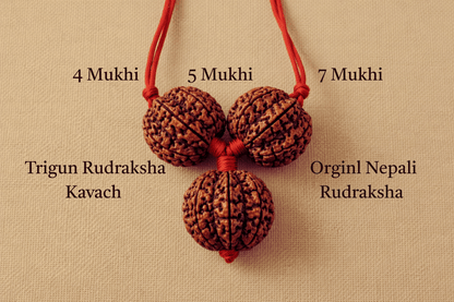 Trigun Rudraksha Kavach